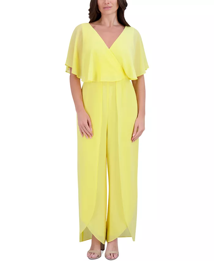 Женский комбинезон с расклешенными рукавами kensie, желтый
Женский комбинезон с расклешенными рукавами kensie, желтый