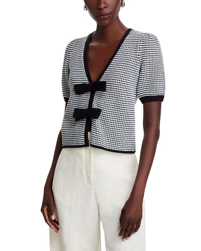 Элейн Кардиган с пышными рукавами и бантом спереди 525, черный
Элейн Кардиган с пышными рукавами и бантом спереди 525, черный