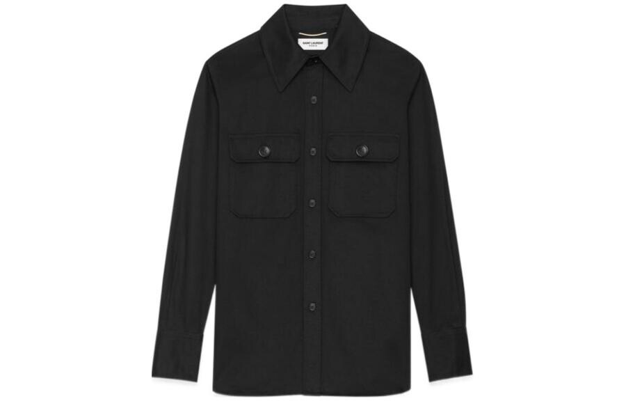 Рубашка женская черная Saint Laurent
Рубашка женская черная Saint Laurent