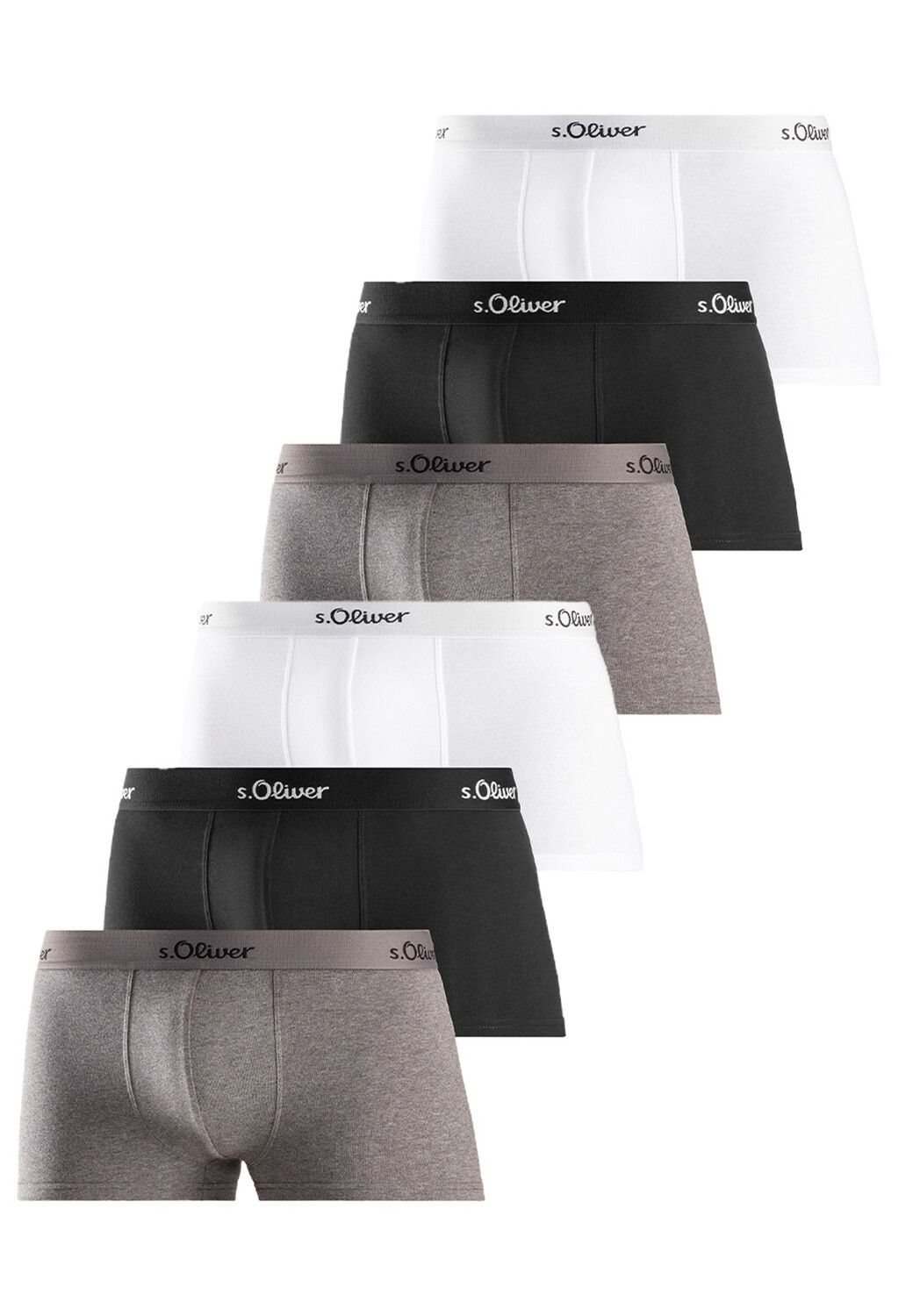 Трусы s.Oliver Retro Short/Pant Basic, серый/черный/белый
Трусы s.Oliver Retro Short/Pant Basic, серый/черный/белый