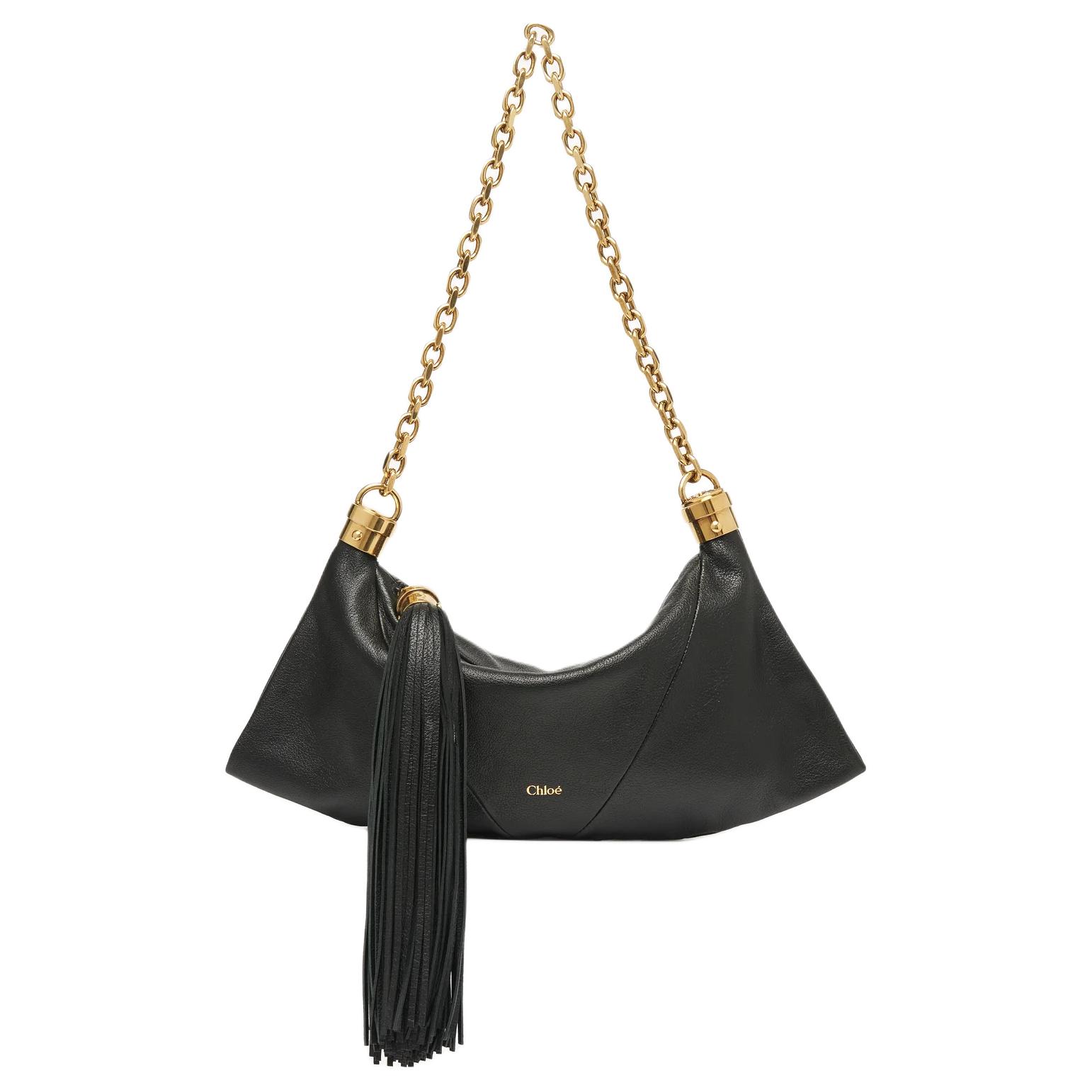 Chloé Сумка через плечо Chloe Grain Buffalo Leather, малая, женская, black
Chloé Сумка через плечо Chloe Grain Buffalo Leather, малая, женская, black