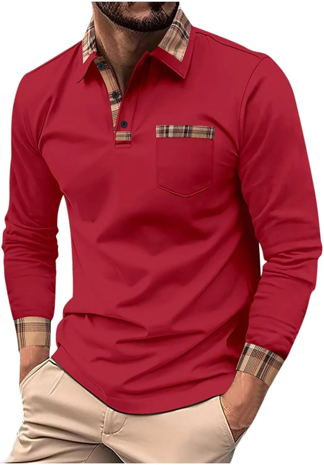 Мужская рубашка с длинным рукавом Classic Plaid Button Down Tee Casual Color Block OSFVNOXV
Мужская рубашка с длинным рукавом Classic Plaid Button Down Tee Casual Color Block OSFVNOXV