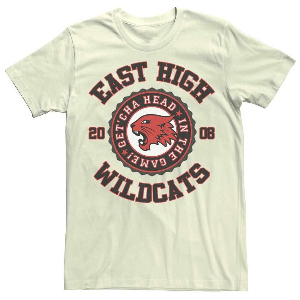 Мужская футболка с рисунком East High Wildcats Disney's High School Musical 2008, цвет Natural
Мужская футболка с рисунком East High Wildcats Disney's High School Musical 2008, цвет Natural