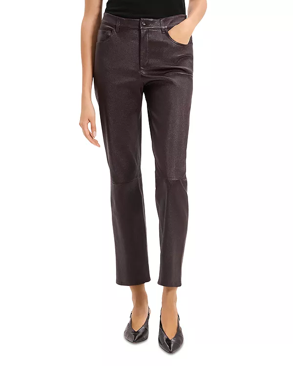 Кожаные штаны Theory, коричневый
Кожаные штаны Theory, коричневый