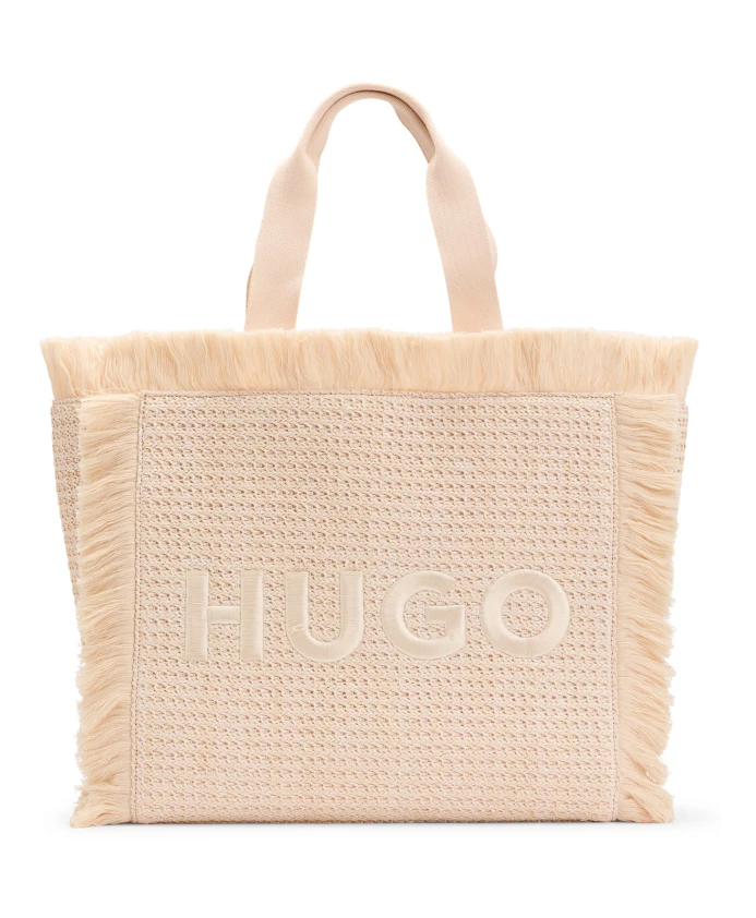 Стильная сумка-тоут с бахромой Hugo, бежевый
Стильная сумка-тоут с бахромой Hugo, бежевый