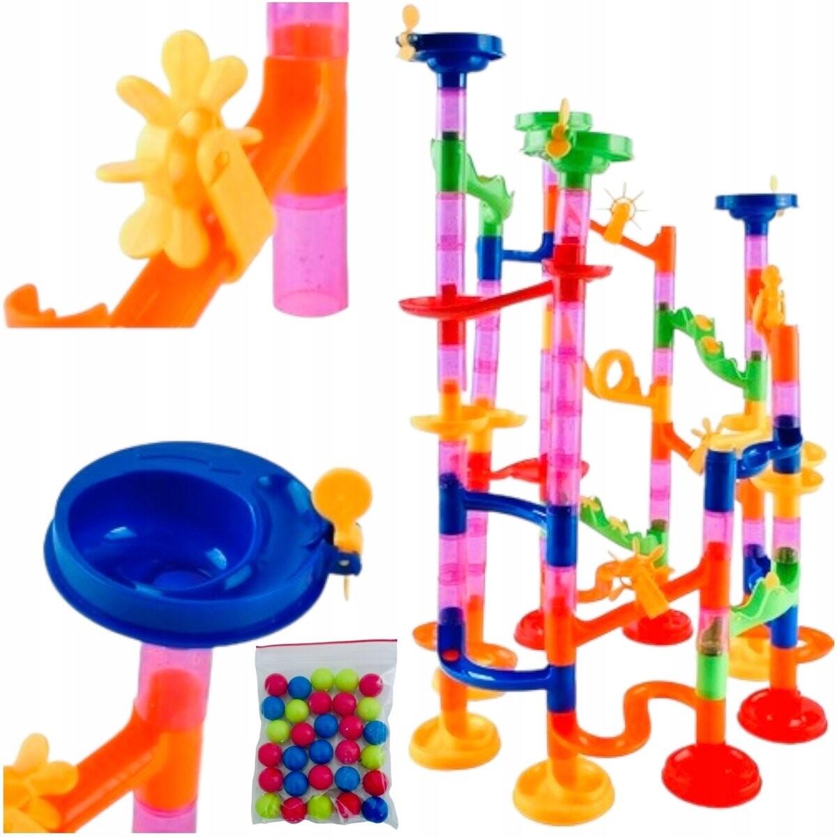 Ball Track 3D Slide Ball Track Xxl Набор + 30 шариков Шарики 105 эл. Kruzzel
Ball Track 3D Slide Ball Track Xxl Набор + 30 шариков Шарики 105 эл. Kruzzel