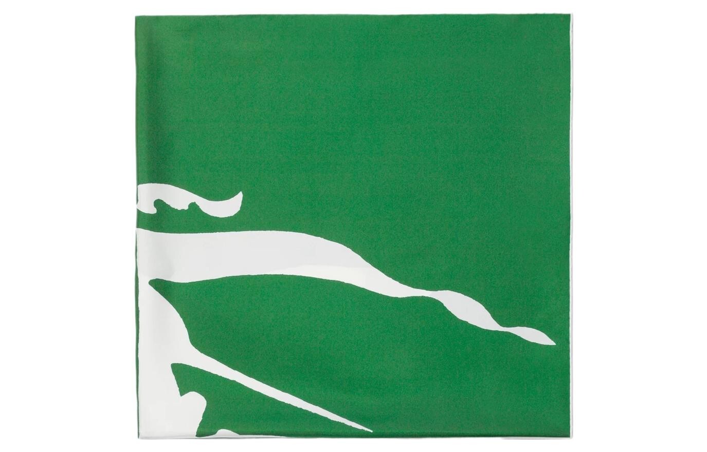 Шарф женский Burberry EKD-print, белый / зеленый 
Шарф женский Burberry EKD-print, белый / зеленый