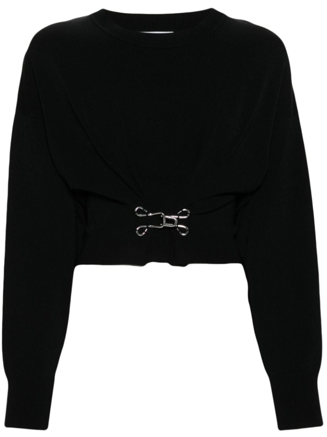 MOSCHINO JEANS джемпер тонкой вязки с крючками, черный
MOSCHINO JEANS джемпер тонкой вязки с крючками, черный