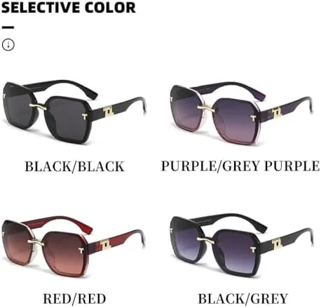 Модные квадратные солнцезащитные очки для женщин и мужчин, металлическая оправа, женская индивидуальность, защита от ультрафиолета UV400 MTZJH, Gradient Black
Модные квадратные солнцезащитные очки для женщин и мужчин, металлическая оправа, женская индивидуальность, защита от ультрафиолета UV400 MTZJH, Gradient Black