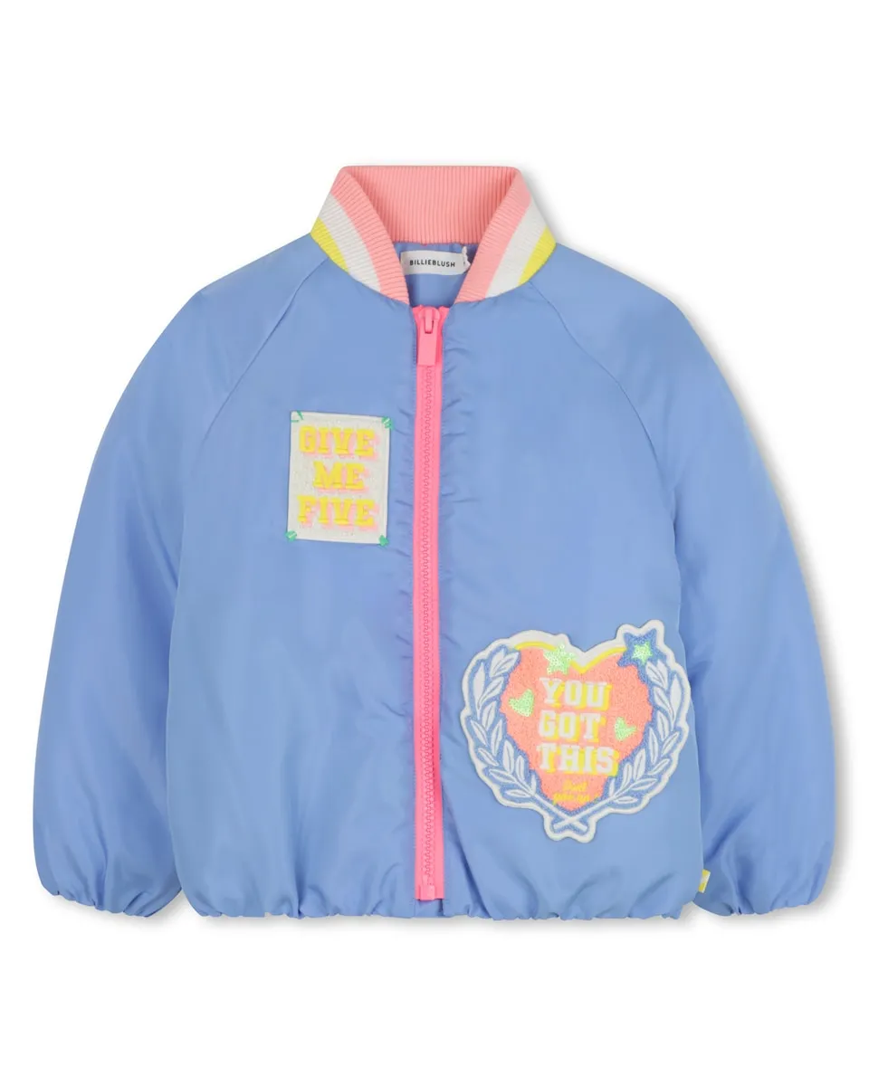 Детская куртка синего цвета с длинными рукавами Billieblush, светло-голубой
Детская куртка синего цвета с длинными рукавами Billieblush, светло-голубой