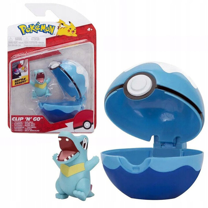 Покемон, PokeBall Clip N Go - Тотодайл Pokemon
Покемон, PokeBall Clip N Go - Тотодайл Pokemon