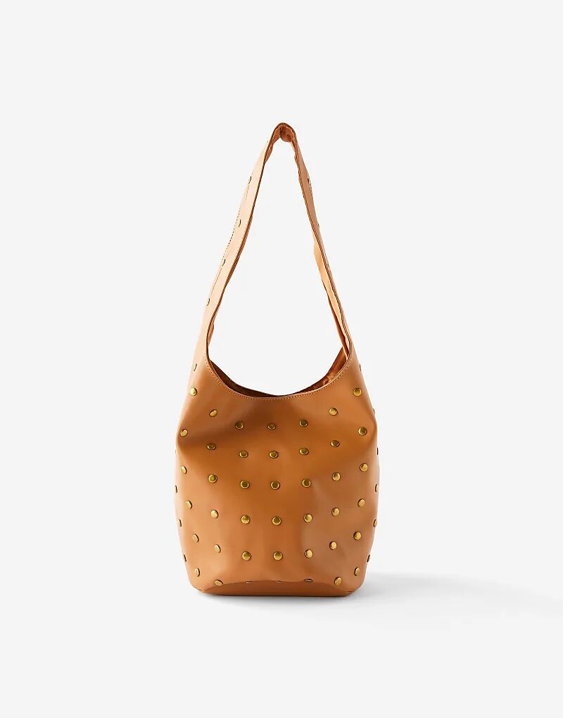 Сумка-ведро Cotton:On Lia с заклепками коричневого цвета
Сумка-ведро Cotton:On Lia с заклепками коричневого цвета