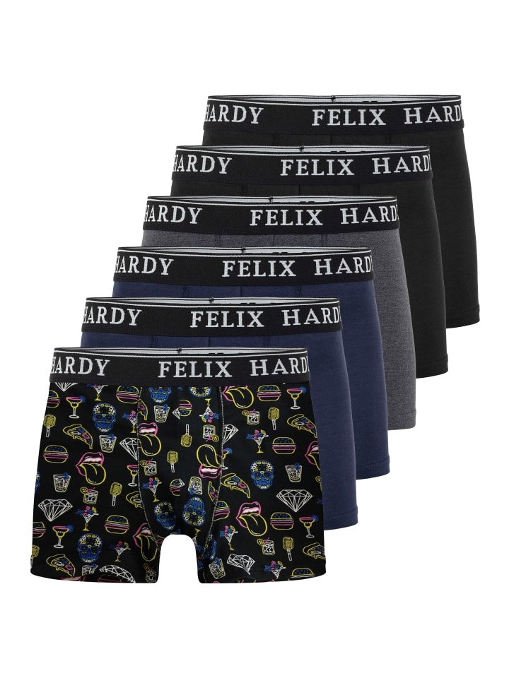 Трусы боксеры Felix Hardy, цвет schwarz-navy 
Трусы боксеры Felix Hardy, цвет schwarz-navy