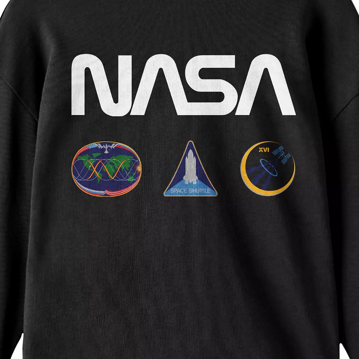 Футболка с длинными рукавами и нашивками логотипа НАСА для мальчиков 8–20 лет Licensed Character 
Футболка с длинными рукавами и нашивками логотипа НАСА для мальчиков 8–20 лет Licensed Character