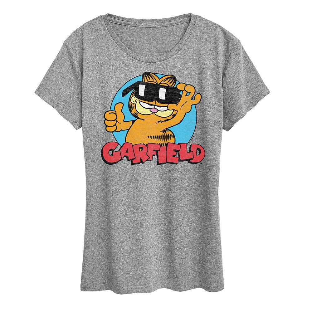 Женская футболка с рисунком солнцезащитных очков Garfield Licensed Character, цвет Heather Gray
Женская футболка с рисунком солнцезащитных очков Garfield Licensed Character, цвет Heather Gray