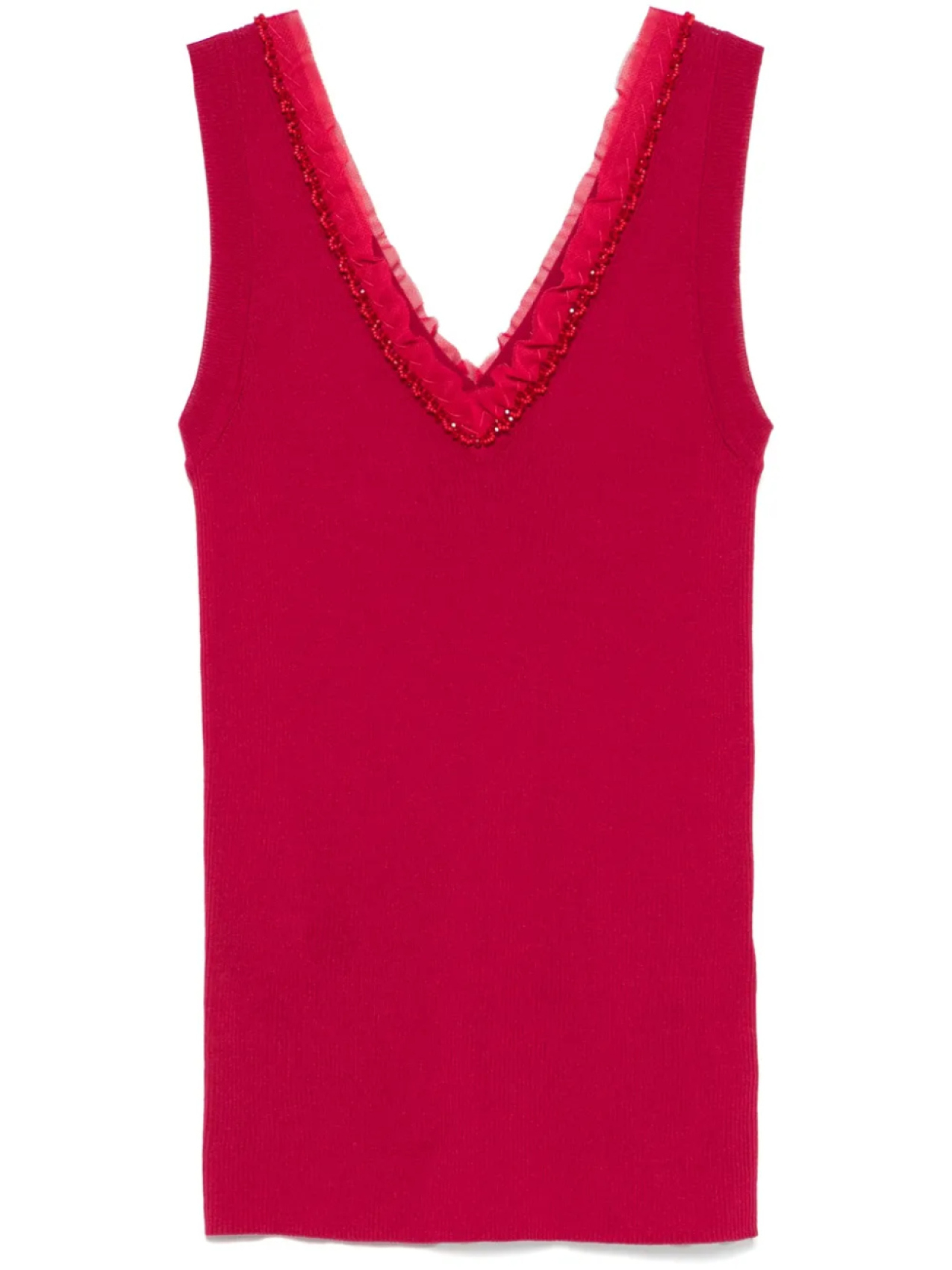 Ребристая майка P.A.R.O.S.H., розовый
Ребристая майка P.A.R.O.S.H., розовый