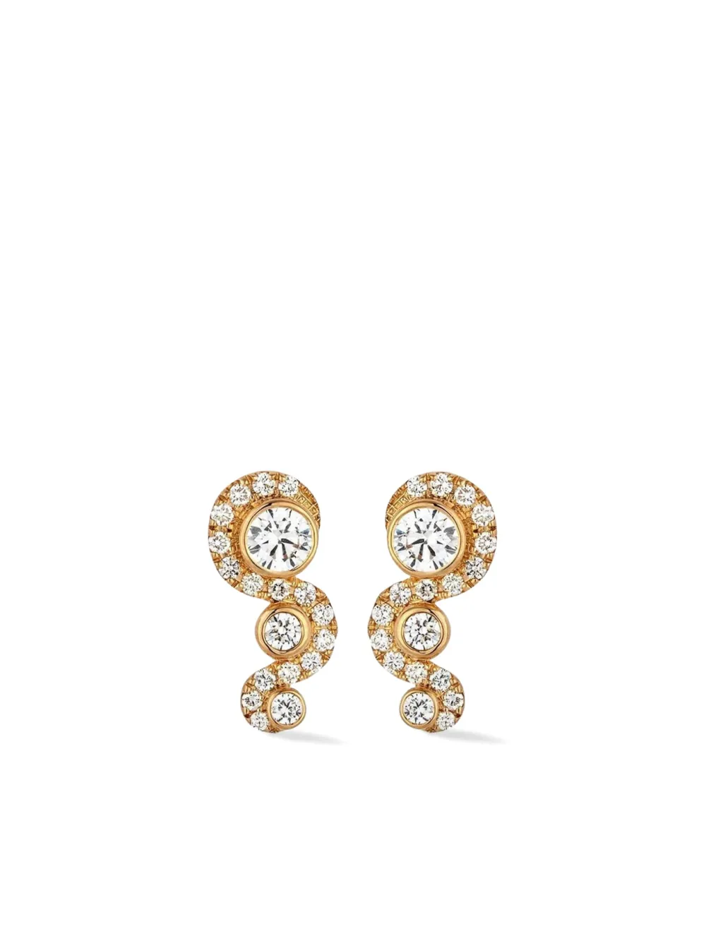 Золотые серьги Wave с бриллиантами Lark & Berry, золотой
Золотые серьги Wave с бриллиантами Lark & Berry, золотой