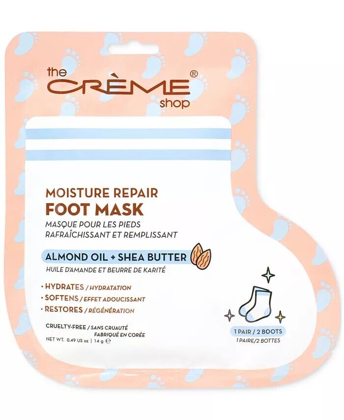 Маска для ног Moisture Repair, 3 шт The Crème Shop
Маска для ног Moisture Repair, 3 шт The Crème Shop