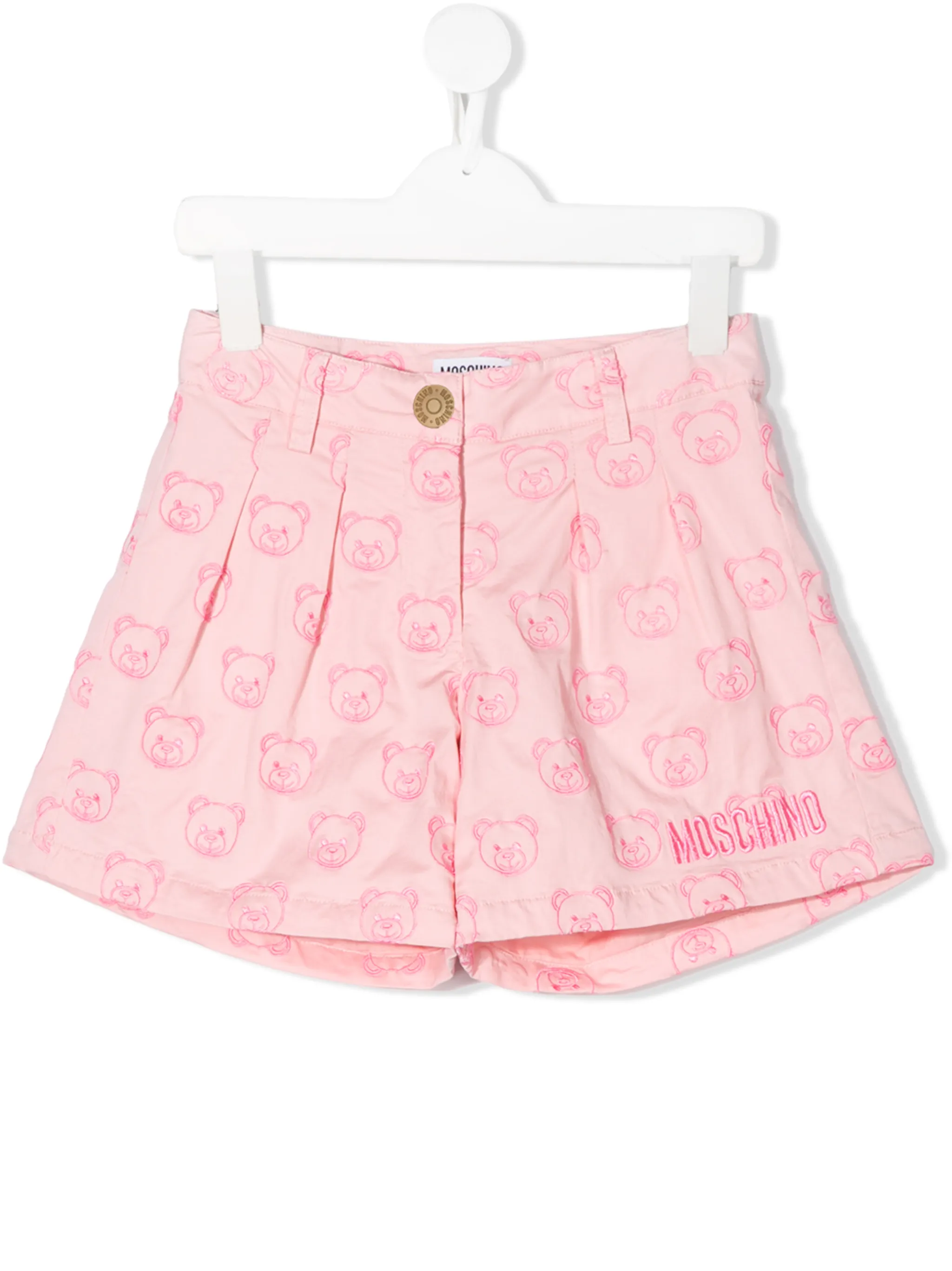 Шорты с вышивкой Teddy Bear Moschino Kids, розовый
Шорты с вышивкой Teddy Bear Moschino Kids, розовый