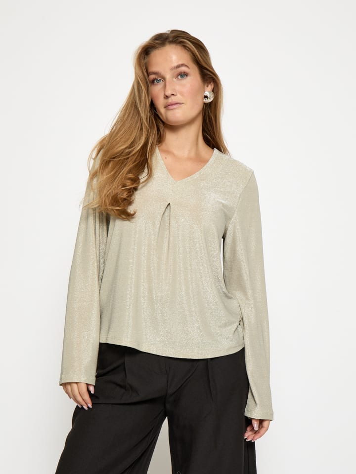 Блузка цвета светло-березовый металлик DESIRES
Блузка цвета светло-березовый металлик DESIRES