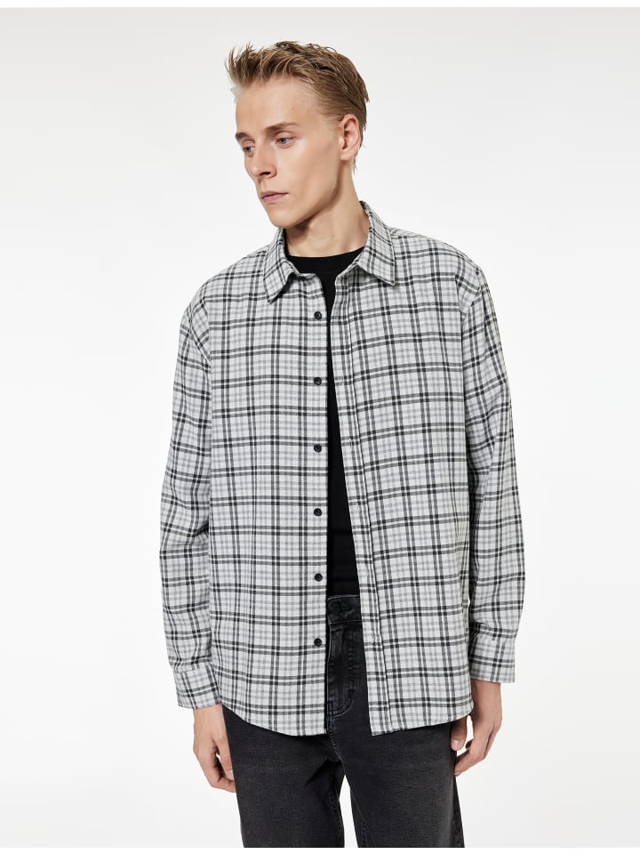 KOTON Рубашки с длинными рукавами в черную клетку
KOTON Рубашки с длинными рукавами в черную клетку