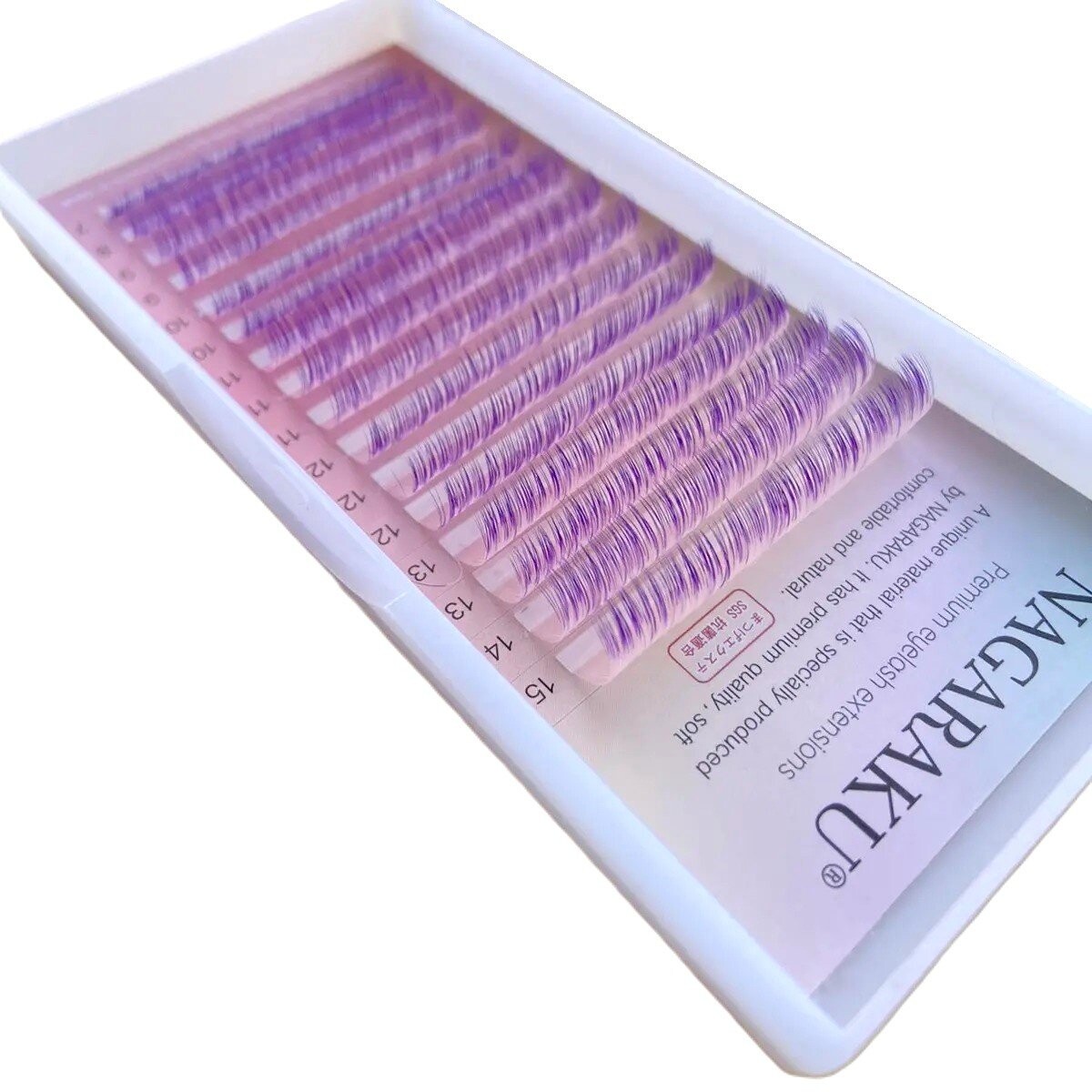 Nagaraku Mix Ombre easy веерные ресницы фиолетовый C, 0,07 Inna Marka 
Nagaraku Mix Ombre easy веерные ресницы фиолетовый C, 0,07 Inna Marka