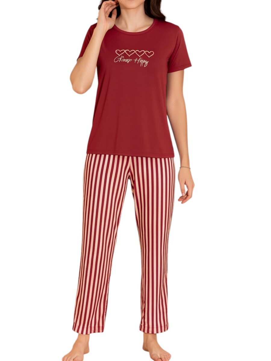 Пижама fashionshowcase LOVELOUNGE, бордовый
Пижама fashionshowcase LOVELOUNGE, бордовый