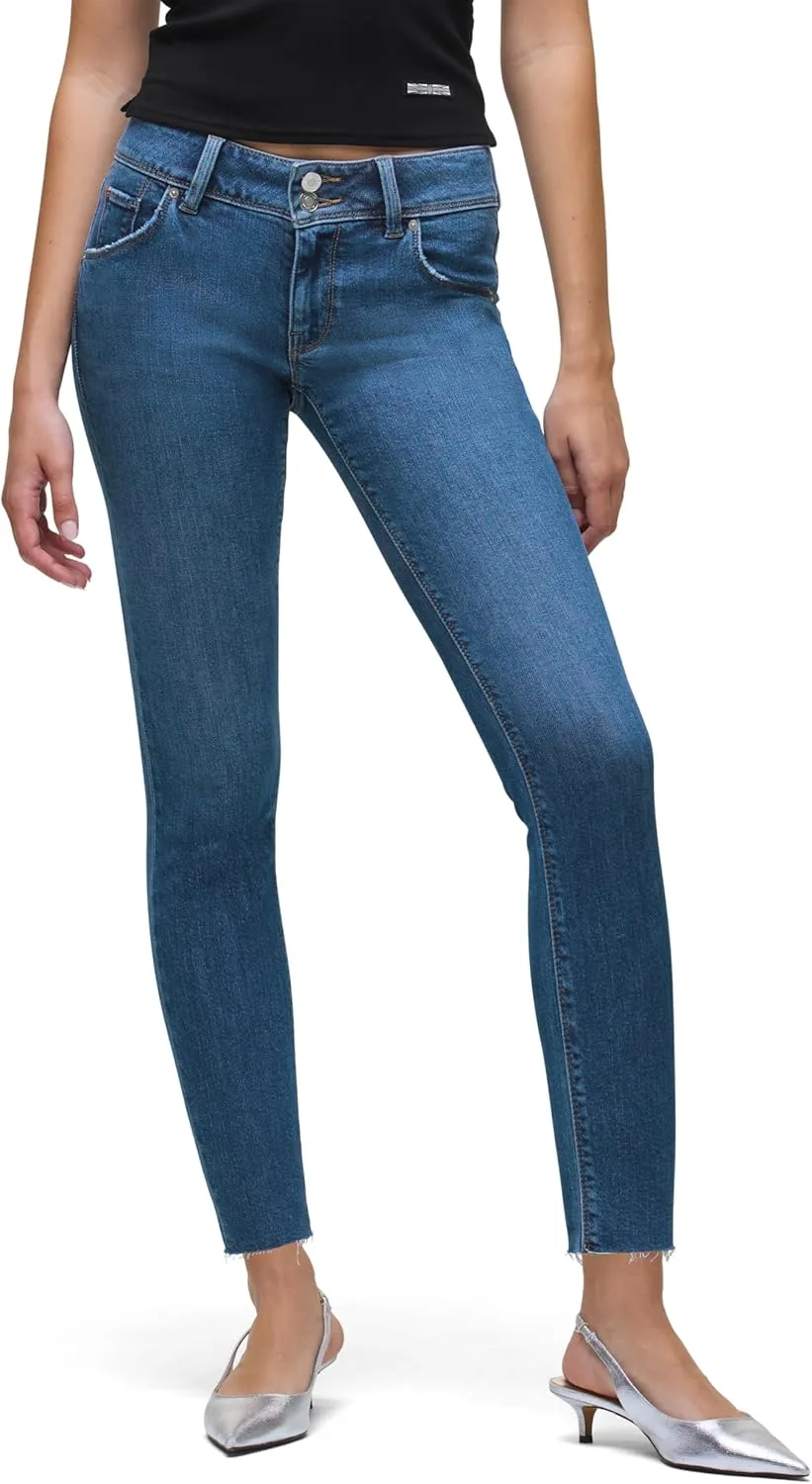 Hudson Womens Collin Mid Rise Skinny Jean с задними карманами на клапане
Hudson Womens Collin Mid Rise Skinny Jean с задними карманами на клапане