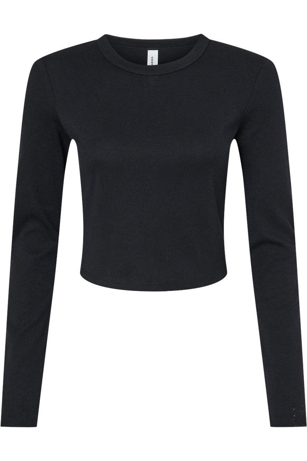 Женская футболка BELLA + CANVAS с длинными рукавами и микрорубчиком для малышей, цвет solid black blend
Женская футболка BELLA + CANVAS с длинными рукавами и микрорубчиком для малышей, цвет solid black blend