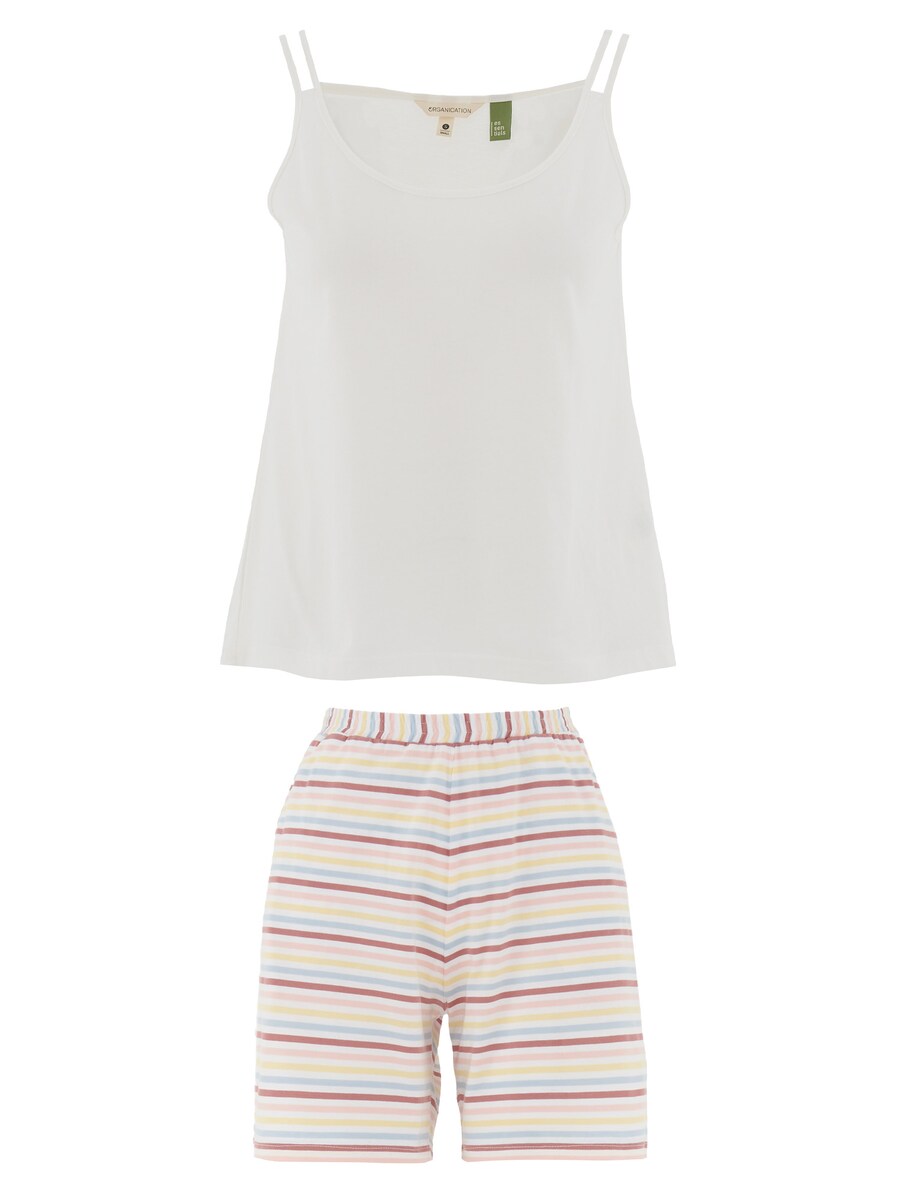 Короткий пижамный комплект Organication, от белого
Короткий пижамный комплект Organication, от белого