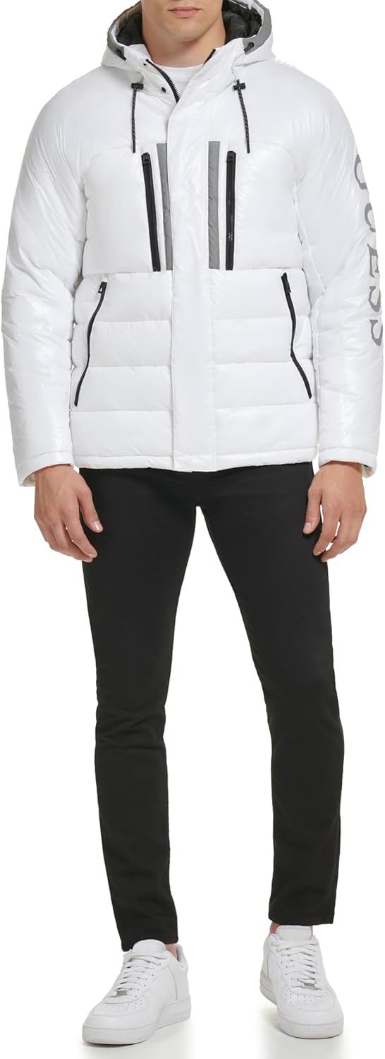 Куртка-пуховик Mid-weight с логотипом на рукаве GUESS, White
Куртка-пуховик Mid-weight с логотипом на рукаве GUESS, White