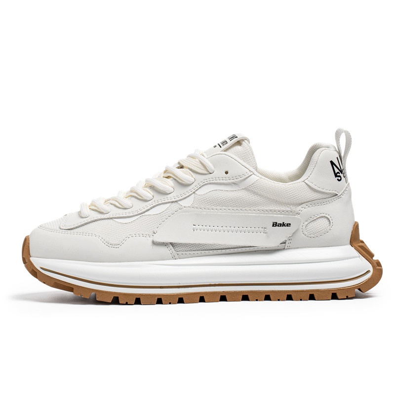 BAKE Скользоустойчивые и износостойкие низкие массивные кроссовки мужские белые, цвет White
BAKE Скользоустойчивые и износостойкие низкие массивные кроссовки мужские белые, цвет White