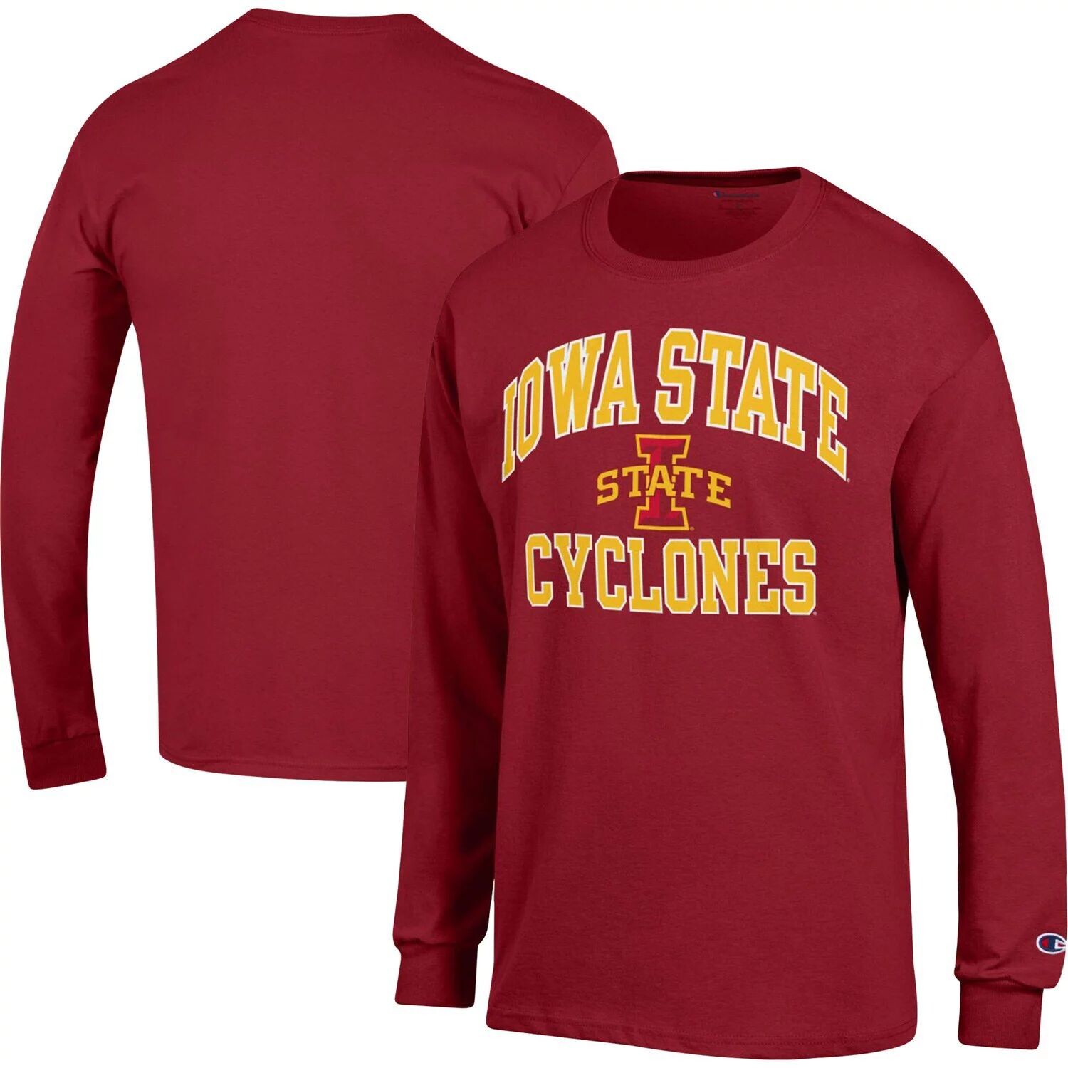 Мужская футболка с длинными рукавами Cardinal Iowa State Cyclones High Motor Champion
Мужская футболка с длинными рукавами Cardinal Iowa State Cyclones High Motor Champion