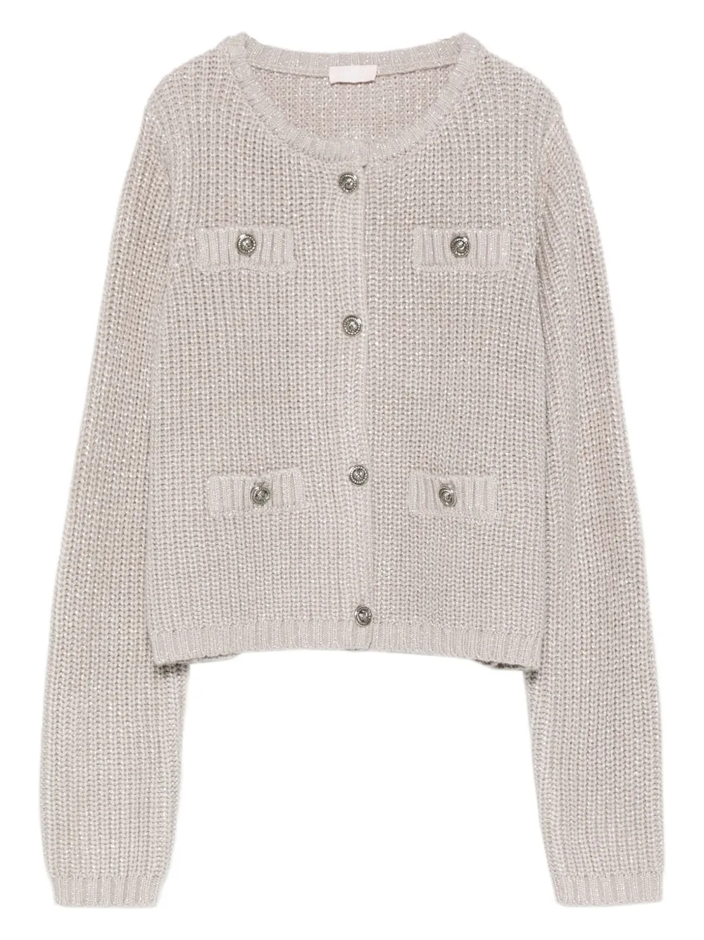 Кардиган с карманами LIU JO, нейтральный
Кардиган с карманами LIU JO, нейтральный