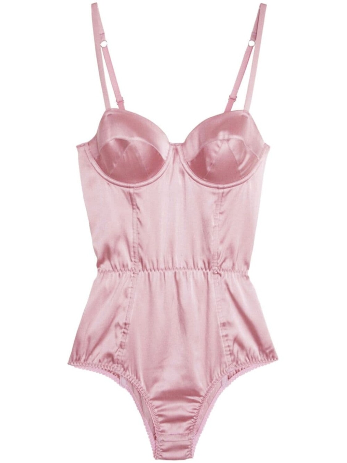 Fleur Du Mal атласное боди на бретельках, розовый
Fleur Du Mal атласное боди на бретельках, розовый