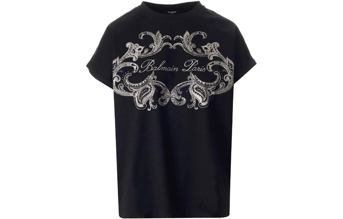 Футболка Signature Paisley BALMAIN, черный
Футболка Signature Paisley BALMAIN, черный