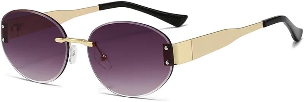 Модные овальные солнцезащитные очки для женщин, роскошные, в винтажном стиле, с металлической оправой, в стиле панк, с защитой от УФ-излучения UV400 TOIPASTN, 15509-c6
Модные овальные солнцезащитные очки для женщин, роскошные, в винтажном стиле, с металлической оправой, в стиле панк, с защитой от УФ-излучения UV400 TOIPASTN, 15509-c6