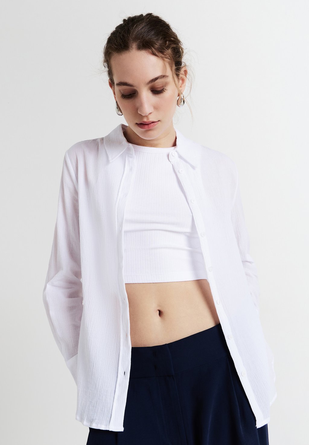 Блузка на пуговицах Calliope, кремовый
Блузка на пуговицах Calliope, кремовый