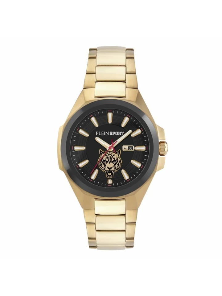 Plein Sport Мужские аналоговые часы в золотом исполнении
Plein Sport Мужские аналоговые часы в золотом исполнении