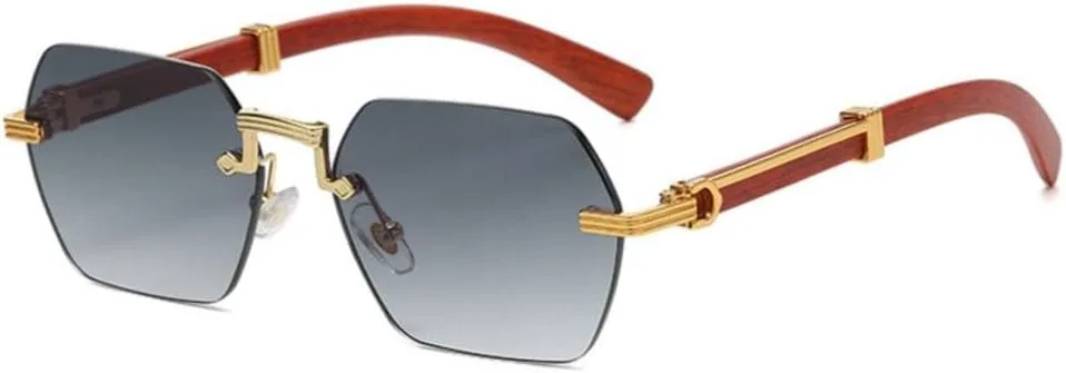 Солнцезащитные очки MUTYNE в винтажном стиле, квадратная оправа, без рамы, для мужчин и женщин, прямоугольные, с защитой от УФ-излучения UV400, C8 Gold Double Gray
Солнцезащитные очки MUTYNE в винтажном стиле, квадратная оправа, без рамы, для мужчин и женщин, прямоугольные, с защитой от УФ-излучения UV400, C8 Gold Double Gray