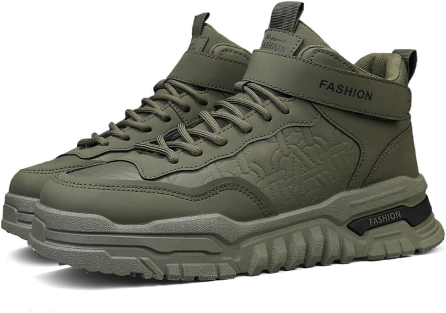 Мужские высокие модные кроссовки - стильные, удобные для повседневной и уличной носки, с шнуровкой Aokisx, зеленый
Мужские высокие модные кроссовки - стильные, удобные для повседневной и уличной носки, с шнуровкой Aokisx, зеленый