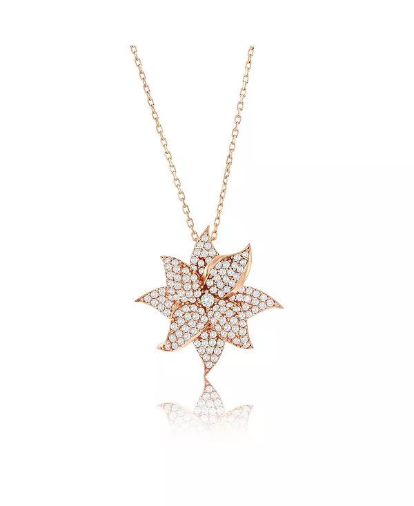 Кулон Suzy Levian Rose из стерлингового серебра с крупным цветком и белыми кубическими цирконами Suzy Levian New York, white
Кулон Suzy Levian Rose из стерлингового серебра с крупным цветком и белыми кубическими цирконами Suzy Levian New York, white