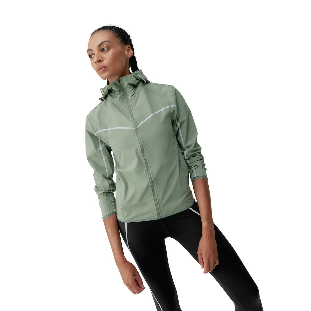 Ulani Born Living Yoga Женская куртка, серо-зеленый 
Ulani Born Living Yoga Женская куртка, серо-зеленый