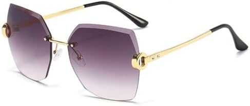 Винтажные квадратные солнцезащитные очки 2027 года для женщин, без оправы, модные женские солнцезащитные очки с градиентным металлическим зеркальным покрытием MTZJH, Double Gray
Винтажные квадратные солнцезащитные очки 2027 года для женщин, без оправы, модные женские солнцезащитные очки с градиентным металлическим зеркальным покрытием MTZJH, Double Gray