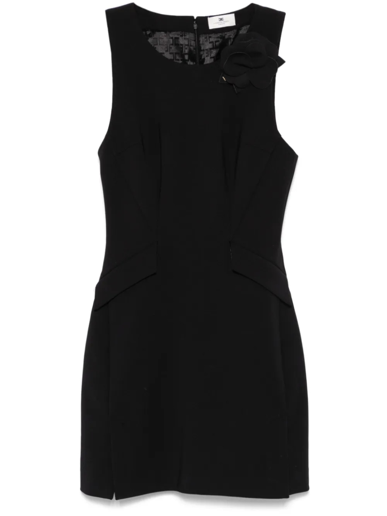 Платье мини из крепа Elisabetta Franchi без рукавов, черный
Платье мини из крепа Elisabetta Franchi без рукавов, черный