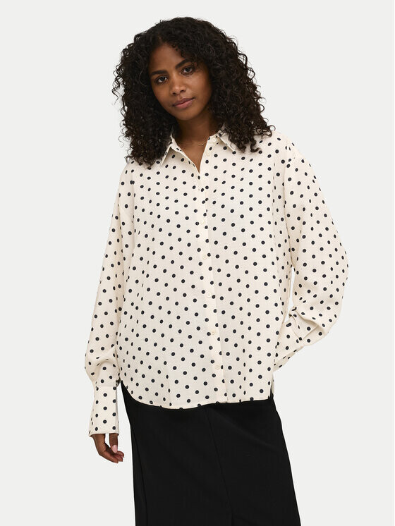 Рубашка стандартного кроя Kaffe, бежевый
Рубашка стандартного кроя Kaffe, бежевый