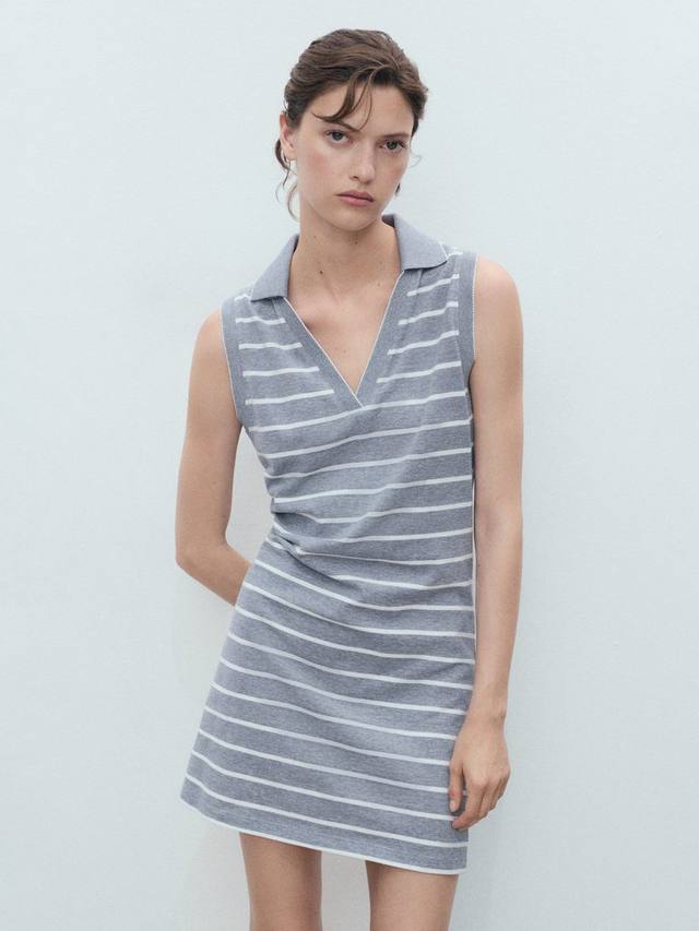 Бесплатное хлопковое поло-платье Pola-H Mango
Бесплатное хлопковое поло-платье Pola-H Mango