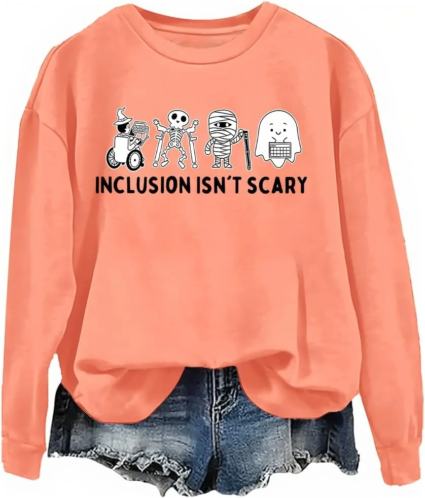 Свитшот Inclusion Isn't Scary с принтом-призраком NACJOM
Свитшот Inclusion Isn't Scary с принтом-призраком NACJOM