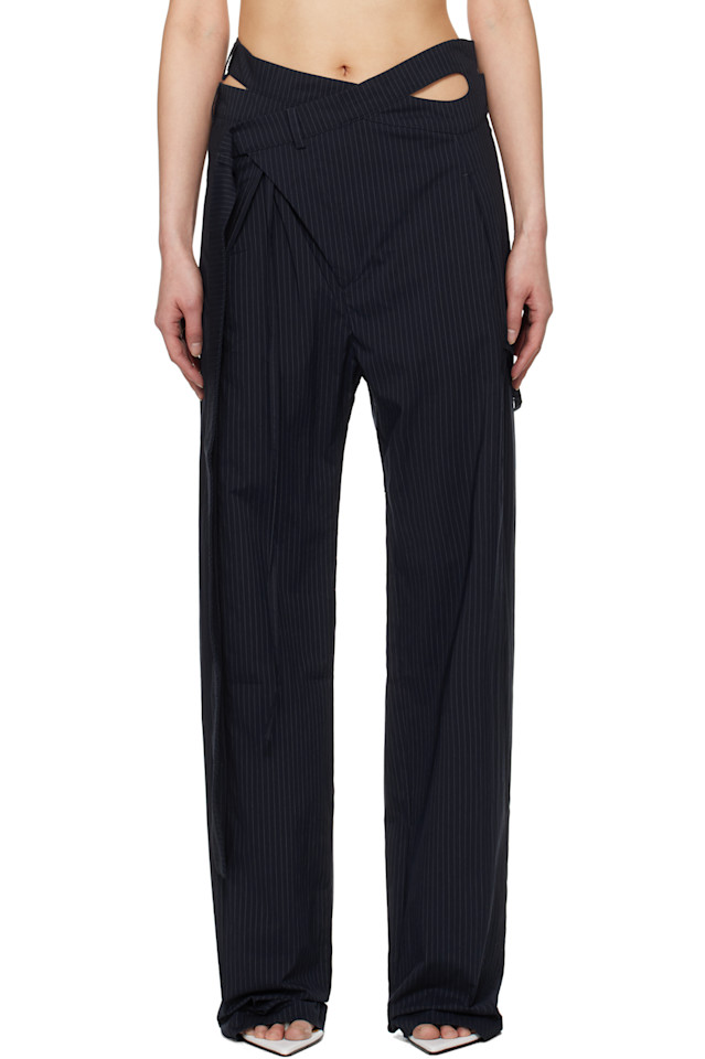 Брюки к костюму Signature wrap Ottolinger, синий 
Брюки к костюму Signature wrap Ottolinger, синий