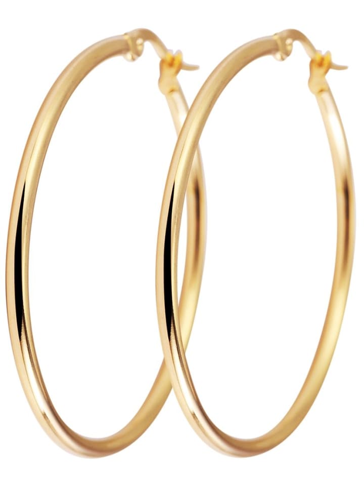 Adeliás Женские серьги - серьги-кольца из нержавеющей стали в золотом исполнении
Adeliás Женские серьги - серьги-кольца из нержавеющей стали в золотом исполнении